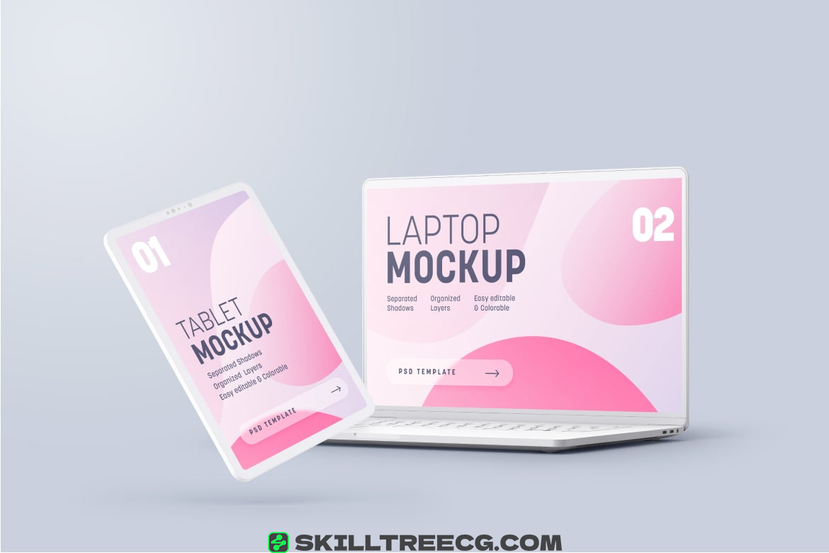 图片[2]-Multi Device Clay Mockup Set（330374）-技能树